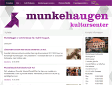Tablet Screenshot of munkehaugen.no